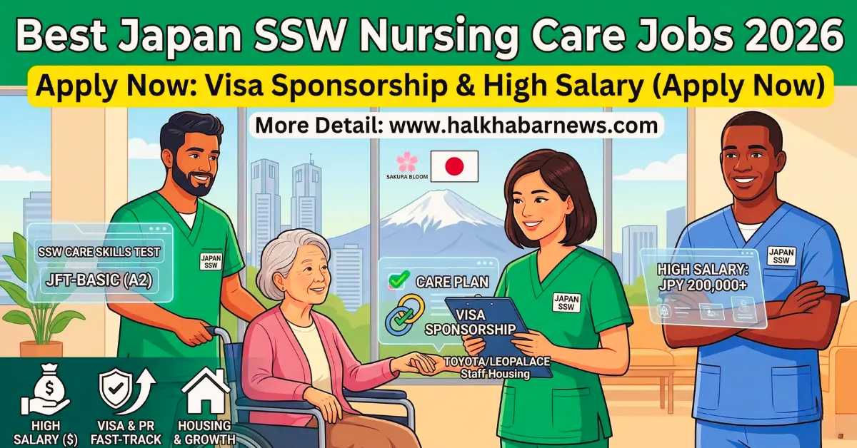 Japan SSW Nursing Care Jobs 2026