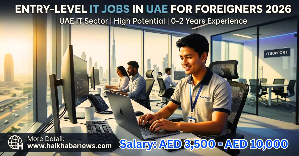 Entry-level IT Jobs in UAE for Foreigners 2026