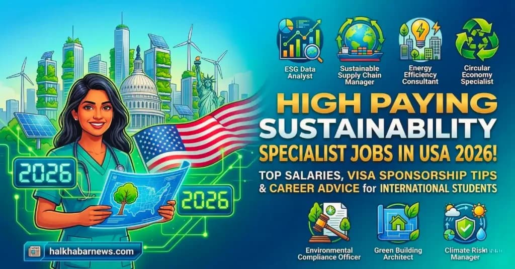 Sustainability Specialist Jobs in USA 2026