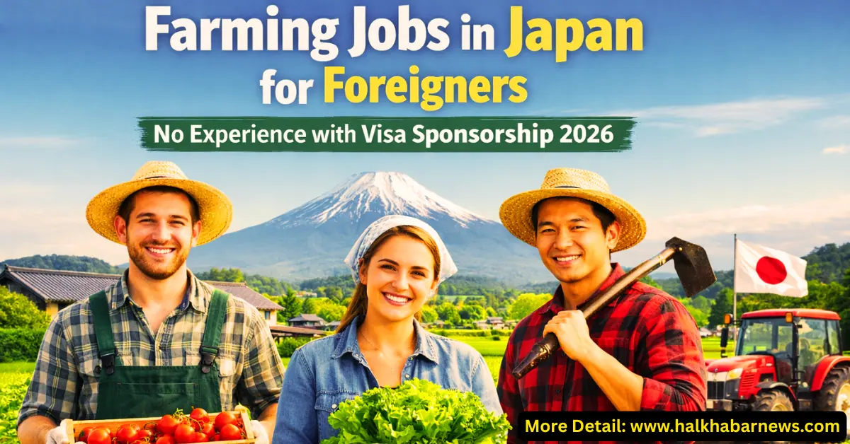 Farming Jobs in Japan for Foreigners No Experience with Visa Sponsorship 2026
