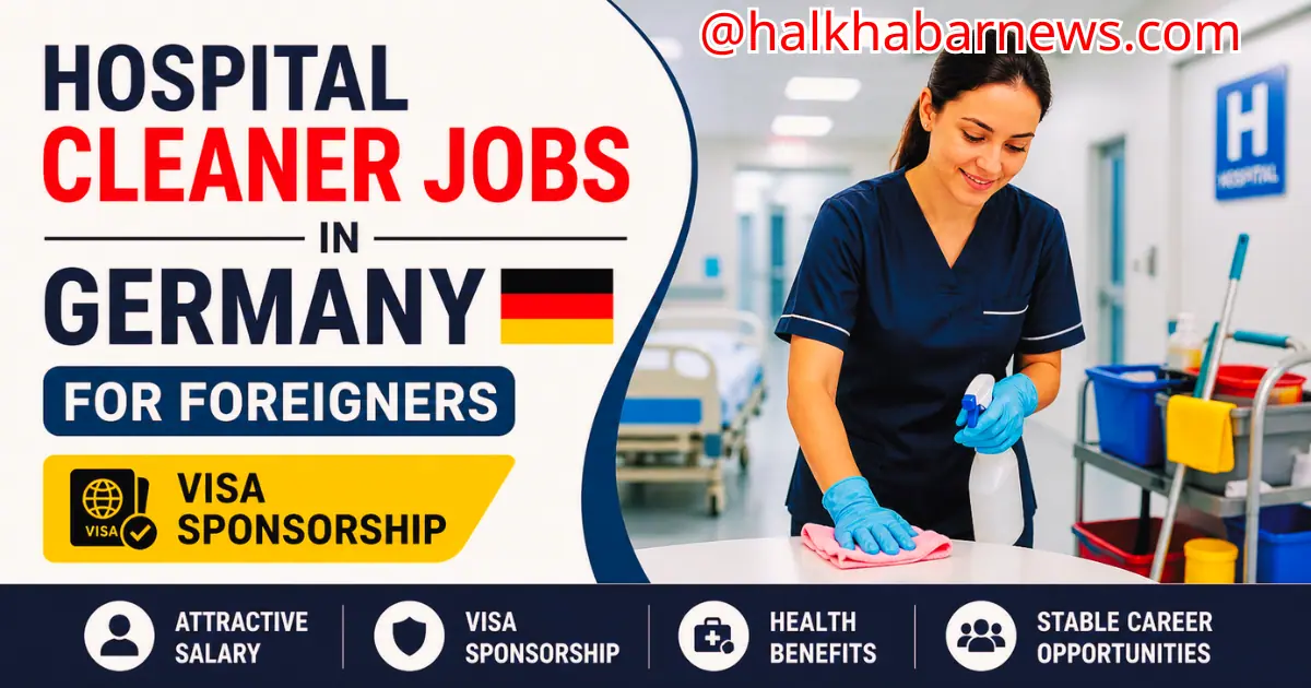 Hospital Cleaner Jobs in Germany for Foreigners 2026 | Visa Sponsorship
