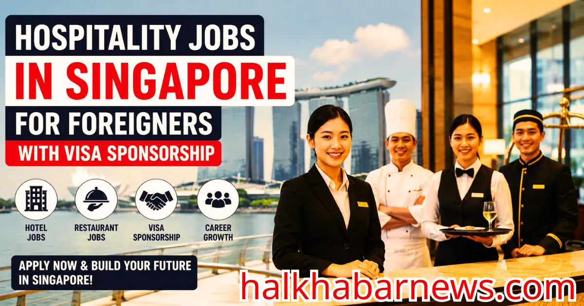 Hospitality Jobs in Singapore for Foreigners with Visa Sponsorship