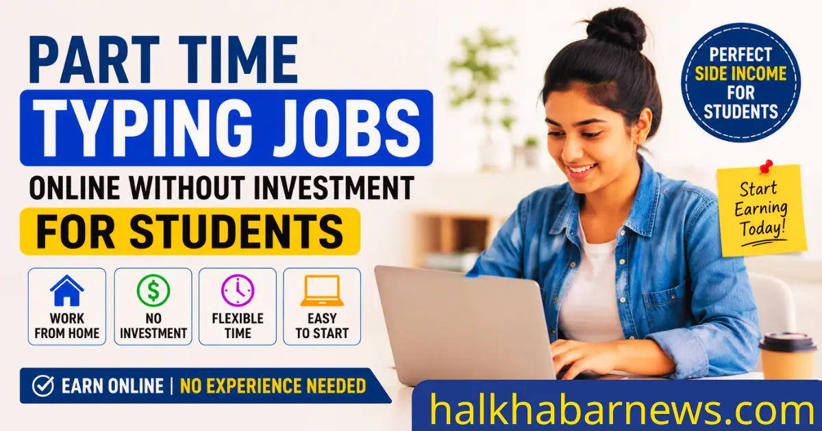 Part Time Typing Jobs Online Without Investment for Students