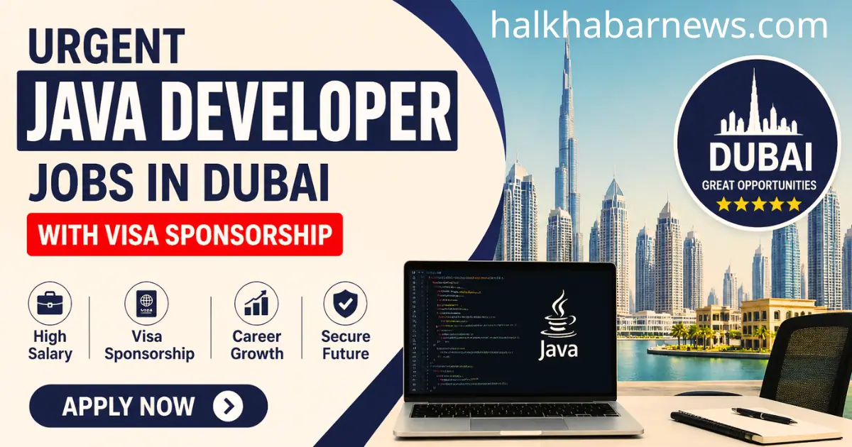 Urgent Java Developer Jobs in Dubai with Visa Sponsorship 2026 | Apply Now