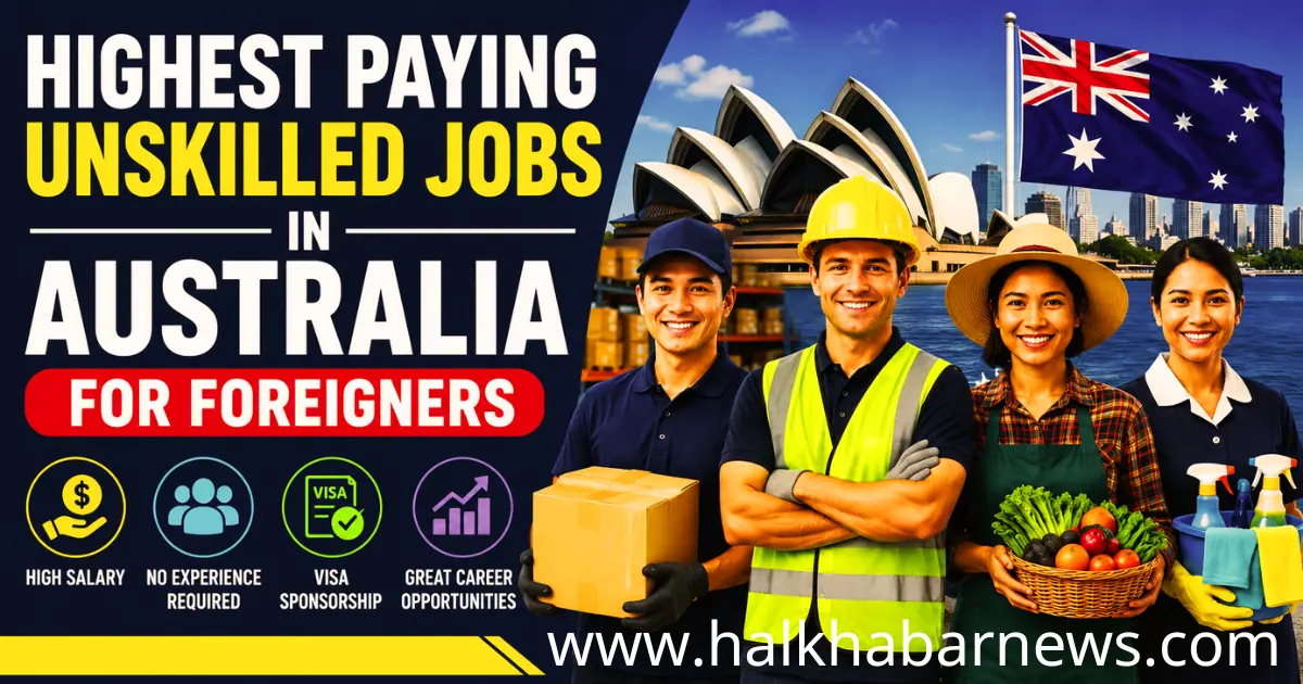 Highest Paying Unskilled Jobs in Australia for Foreigners